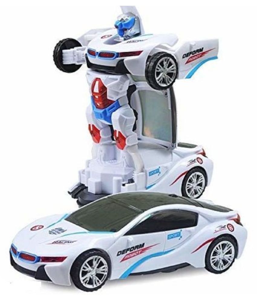 robot races car 2 in 1