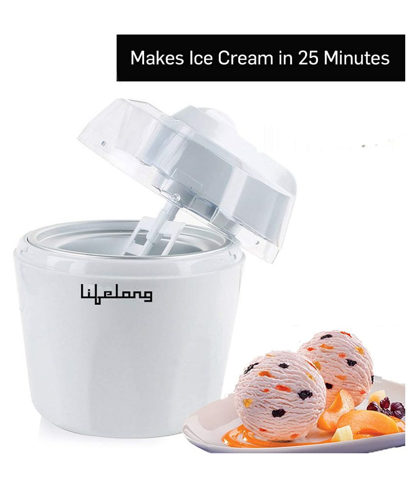 Lifelong Ice Cream, Sorbet, Slush & Frozen Yogurt Maker Capacity 1.5L