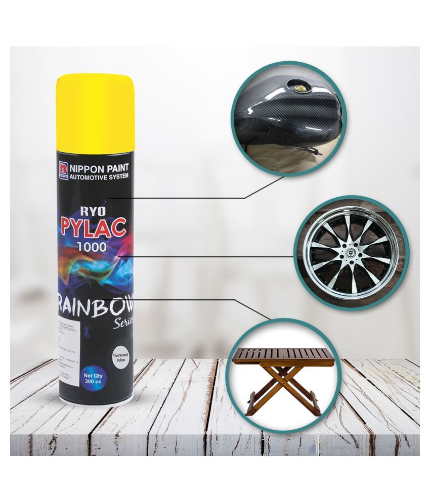 Nippon Paint RS Spray Paint Fluorescent Yellow Ryo Pylac 1000 (300 ml) Buy Nippon Paint RS
