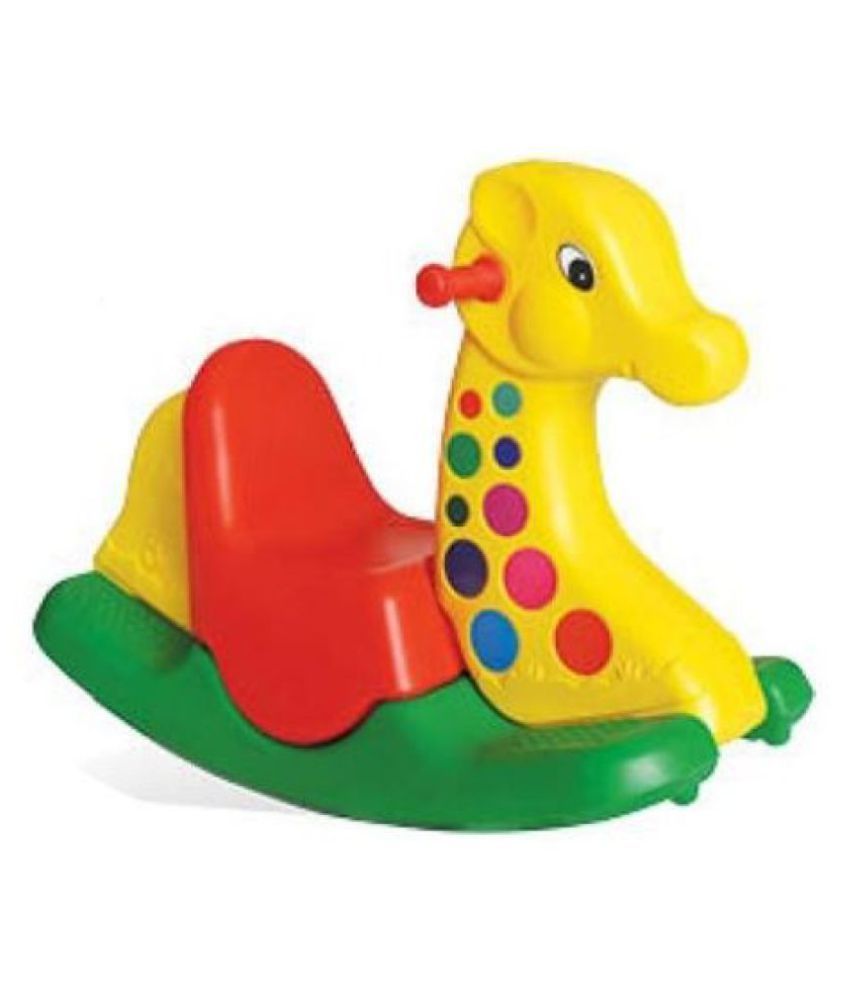 Bommarillu Plastic Giraffe Rocker for kids playing indoor/outdoor Buy