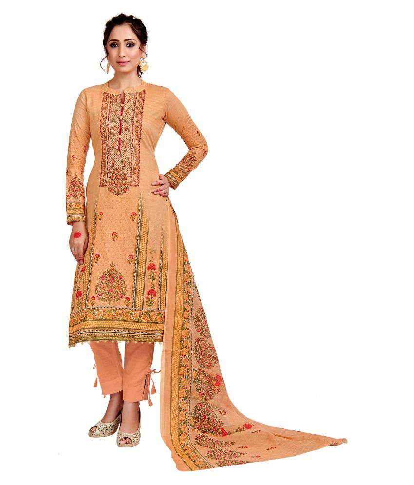 Mumtaz Arts Yellow Satin Dress Material Buy Mumtaz Arts Yellow Satin