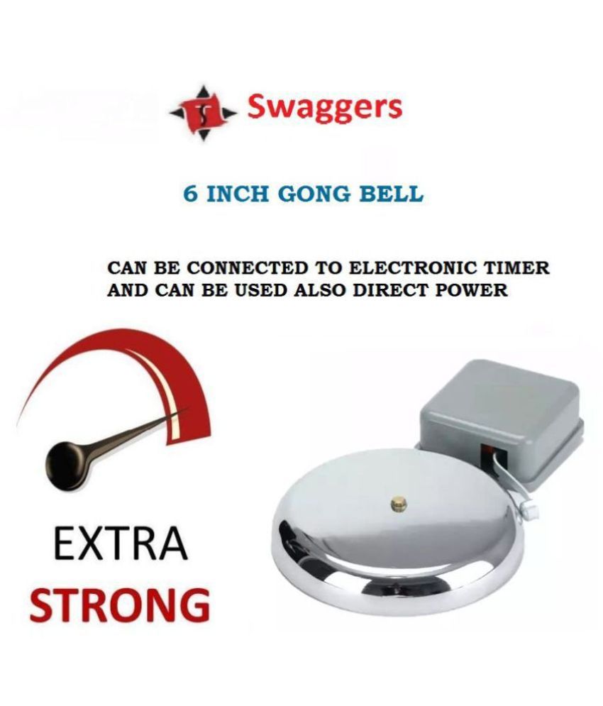 Buy SWAGGERS 6 INCH AUTOMATIC GONG BELL Online at Low Price in India