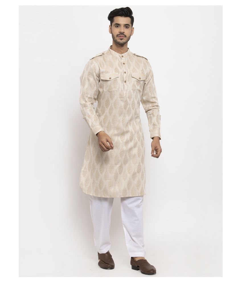 cream pathani