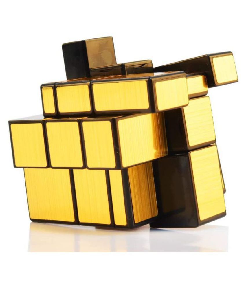 Mirror Cube Puzzle 3x3 Mirror Blocks Golden Smooth Speed Cube 3D