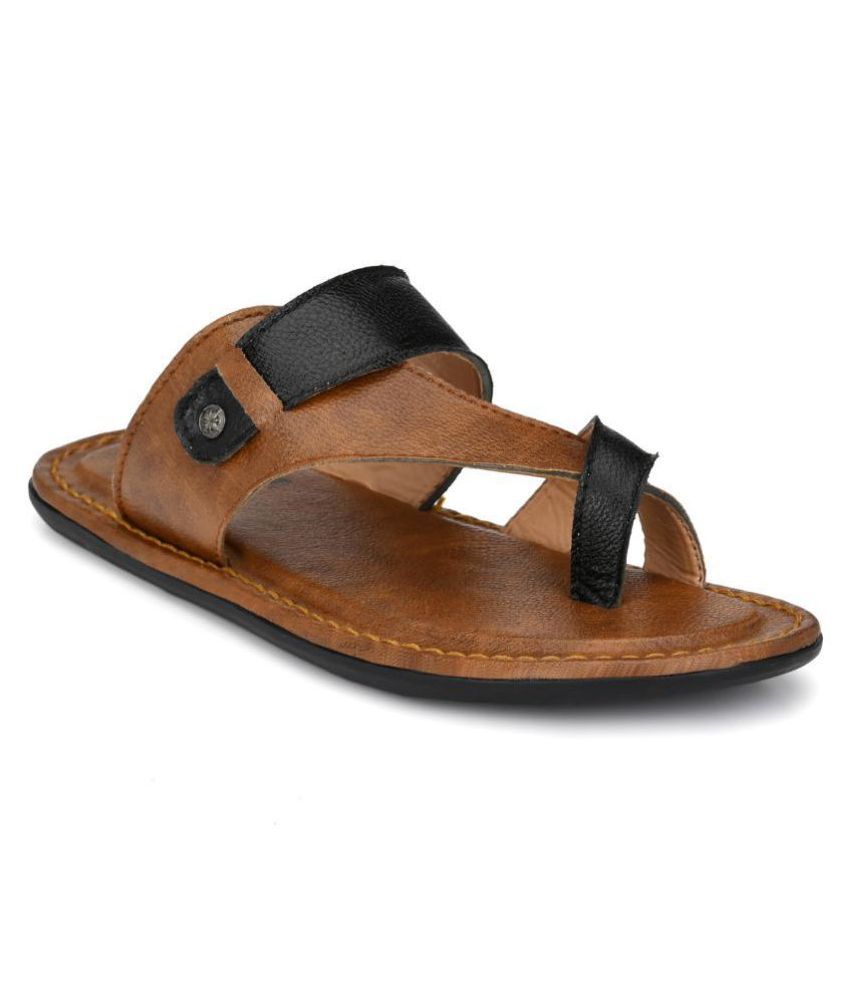 Prolific Tan Synthetic Leather Sandals Price in India- Buy Prolific Tan Synthetic Leather 