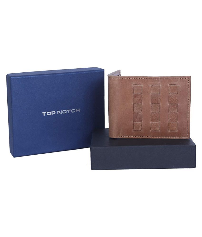 Top Notch Leather Tan Formal Regular Wallet Buy Online at Low Price in