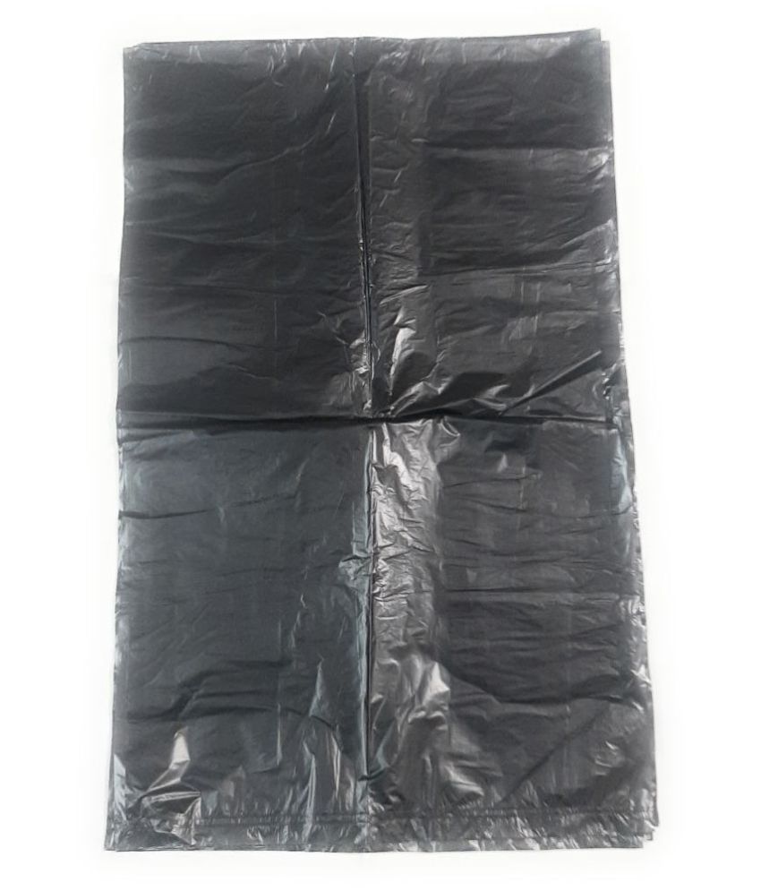 Kannu Garbage Bags Black Colour 20 X 20 inch Medium Size (25 * 5 Packet ...
