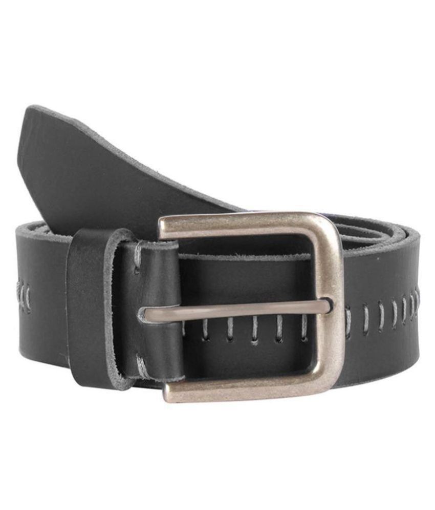 Kara Black Leather Formal Belt: Buy Online at Low Price in India - Snapdeal