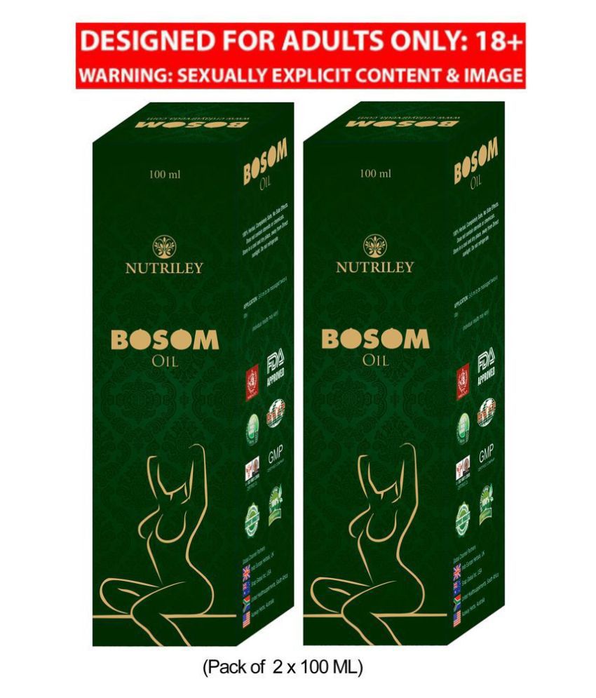 Bosom Ayurvedic Breast Oil for Women (100 ML x 2)