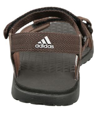 Adidas Brown Synthetic Leather Sandals 