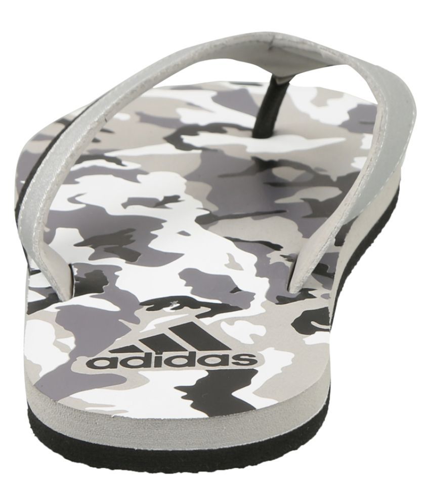 adidas flip flop white