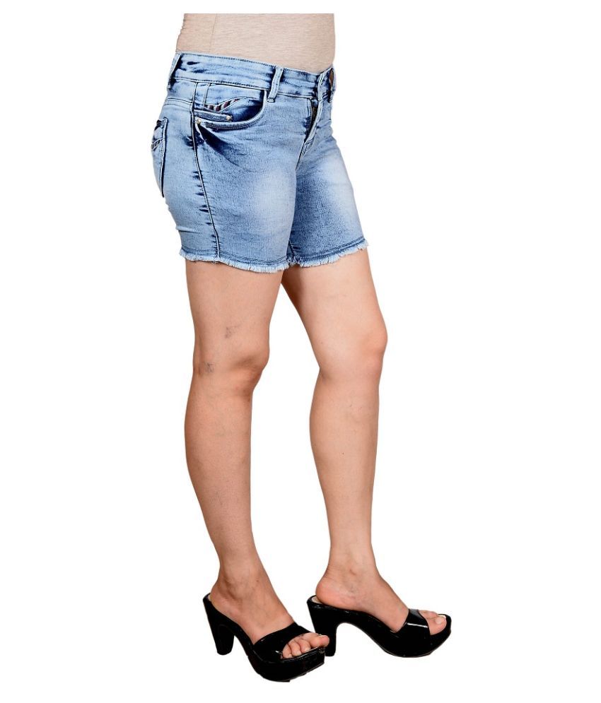 denim hot pants womens