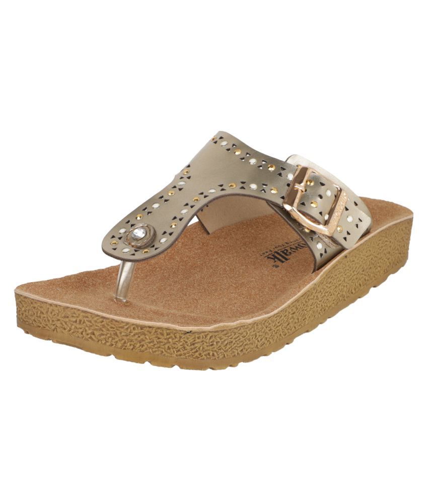 Aerowalk Gold Flats Price in India- Buy Aerowalk Gold Flats Online at Snapdeal