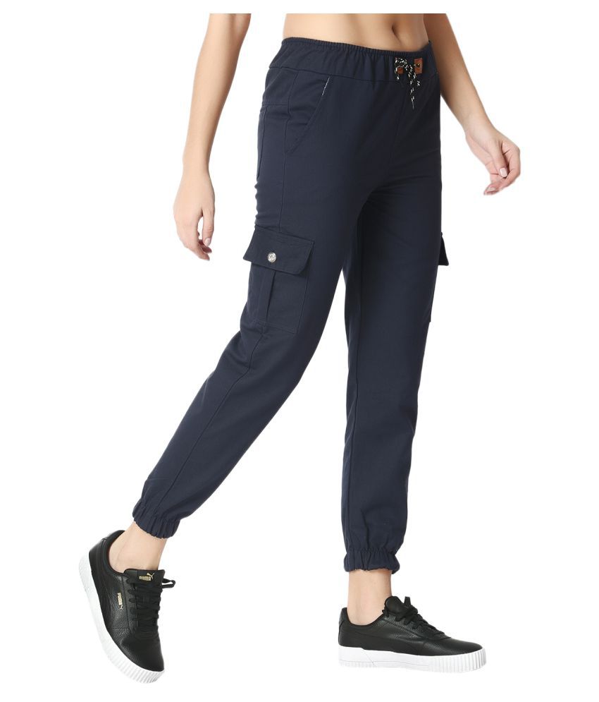 BuyNewTrend Cotton Lycra Jeans - Navy