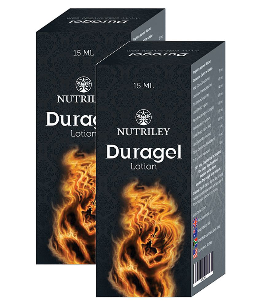 Duragel Ayuvedic Lotion for Time Increase (15 ML x 2 Packs)