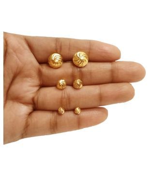 Standard Gold Plated Tops Pack Of 3 Buy Standard Gold Plated Tops Pack Of 3 Online At Best Prices In India On Snapdeal