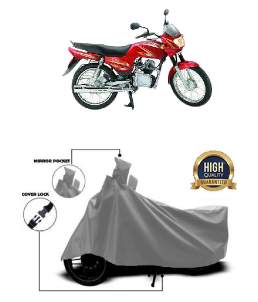 QualityBeast two wheeler cover for LML CRD 100 Grey: Buy QualityBeast ...