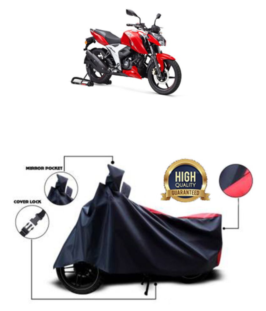 Qualitybeast Two Wheeler Cover For Tvs Apache Rtr 160 Bs6 Red Black Buy Qualitybeast Two Wheeler Cover For Tvs Apache Rtr 160 Bs6 Red Black Online At Low Price In India On Snapdeal