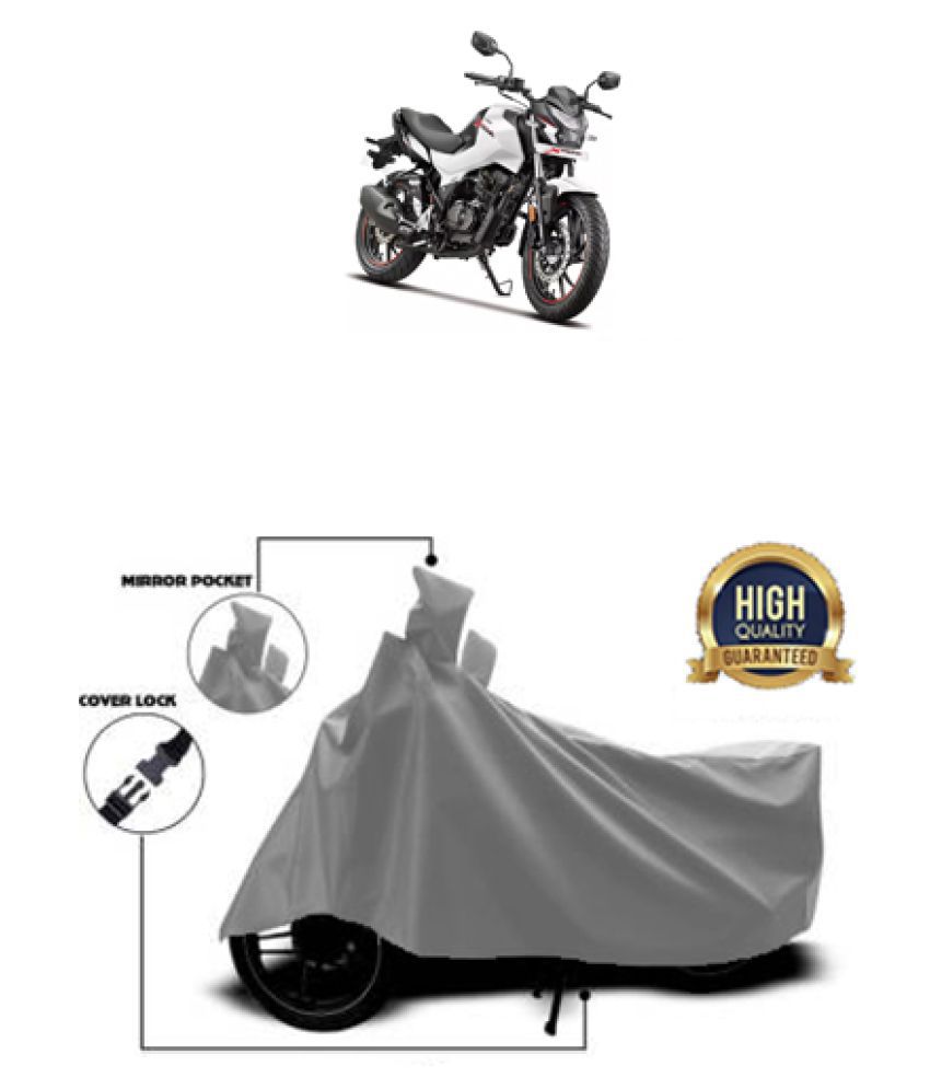 QualityBeast two wheeler cover for Hero Xtreme 160R Grey: Buy ...