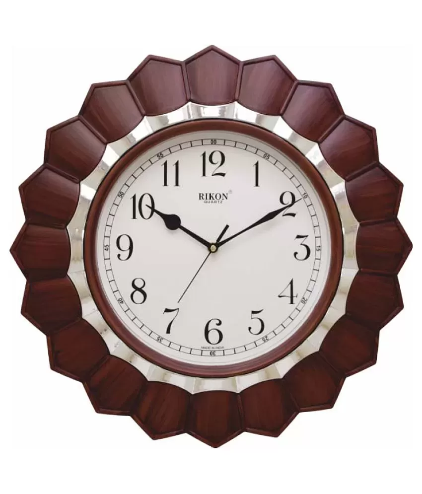 RIKON Premium Wall Clock Black [RK-03] in Vadodara at best price by Krishna  Time Sales & Services - Justdial