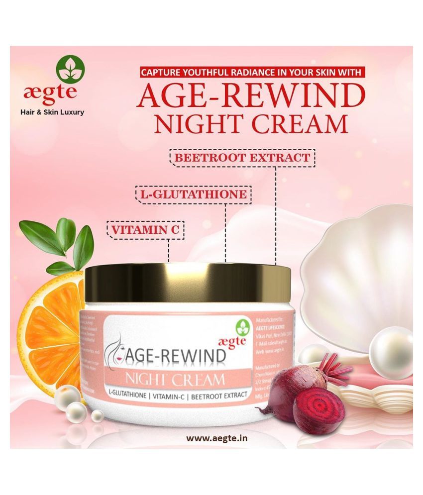 age rewind night cream price