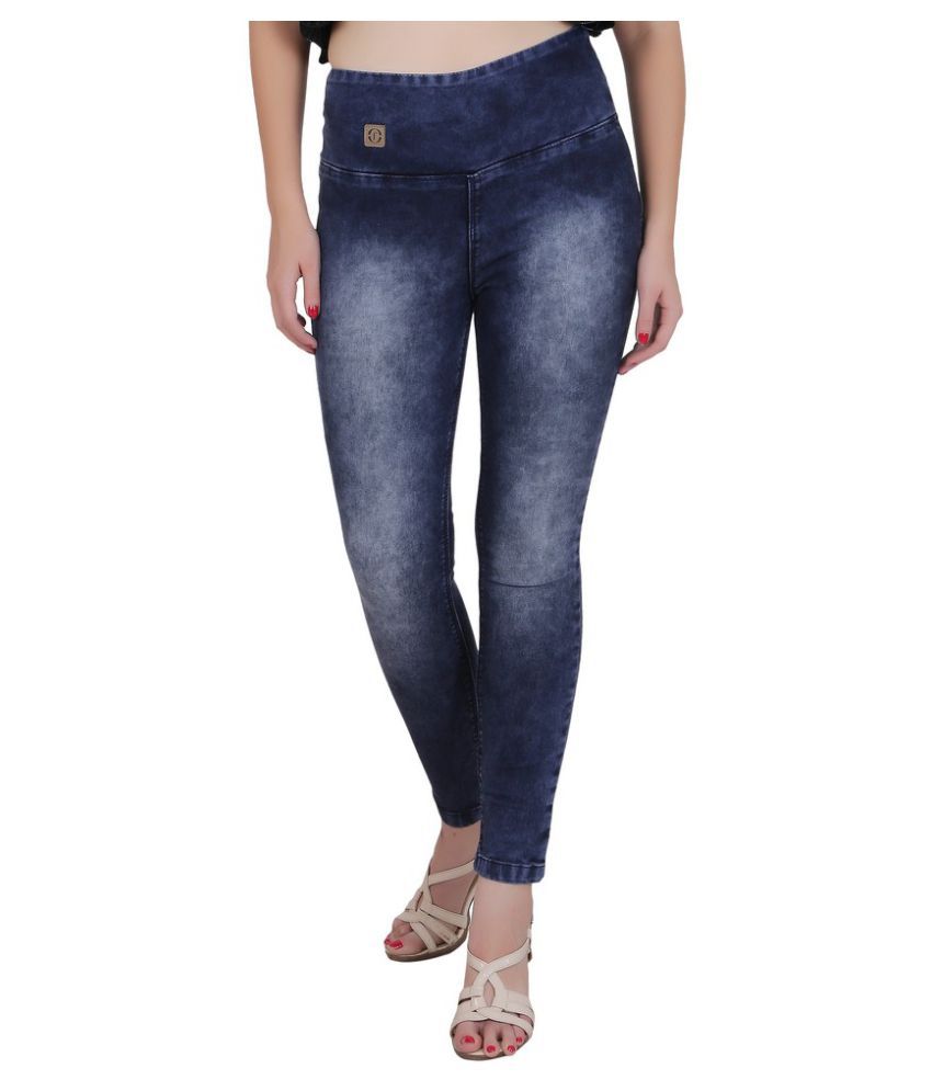 Buy FORTH Denim Jeggings - Blue Online at Best Prices in India - Snapdeal