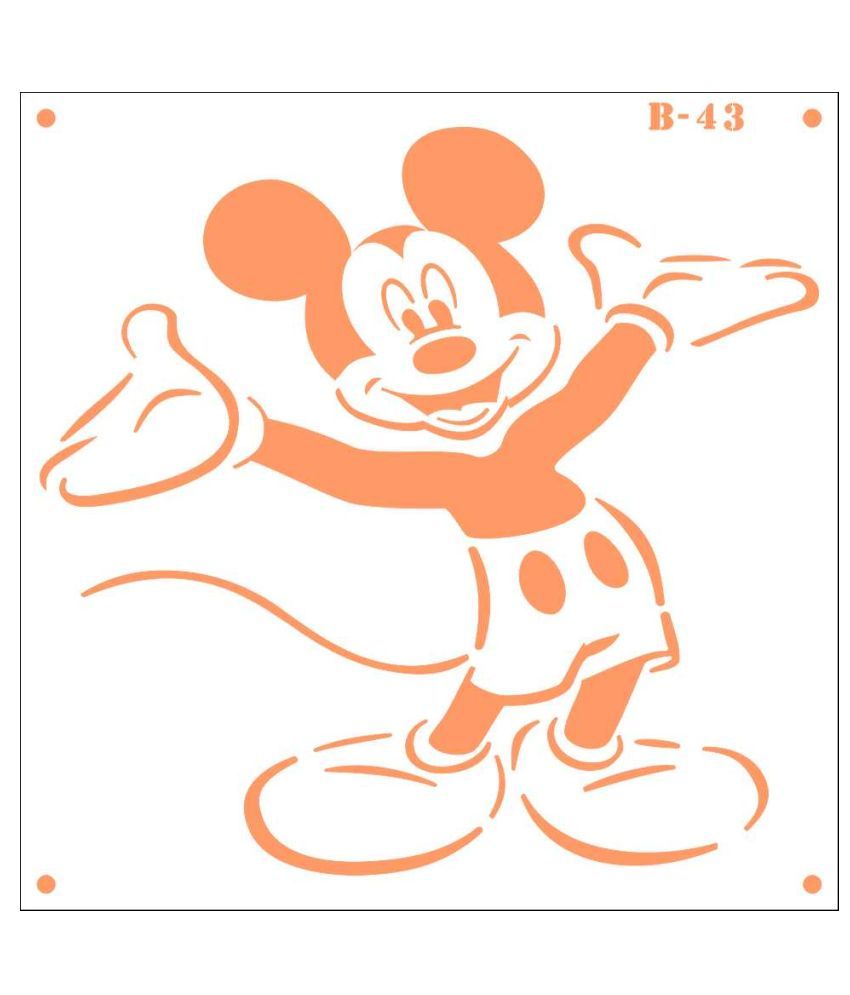 Kids Crafting and Wall Stencils (B-43) (Set of 1) (10"x10"): Buy Online