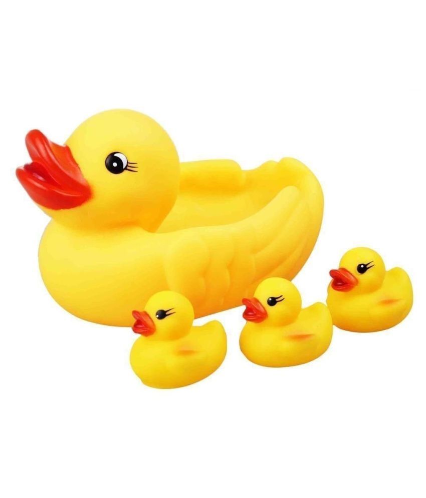 Mother Duck With Three Kids Bath Toy (Yellow) - Buy Mother Duck With ...