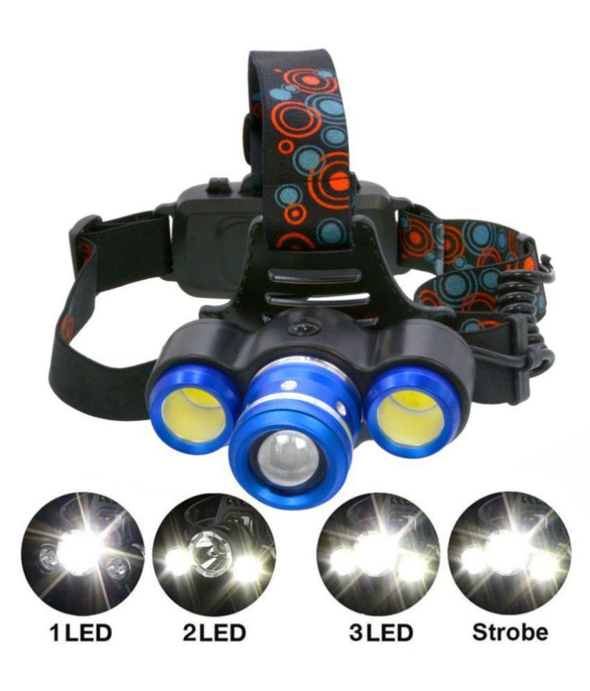 Rechargeable Zoomable Cree Led Headlamp Head Lamp Light Torch