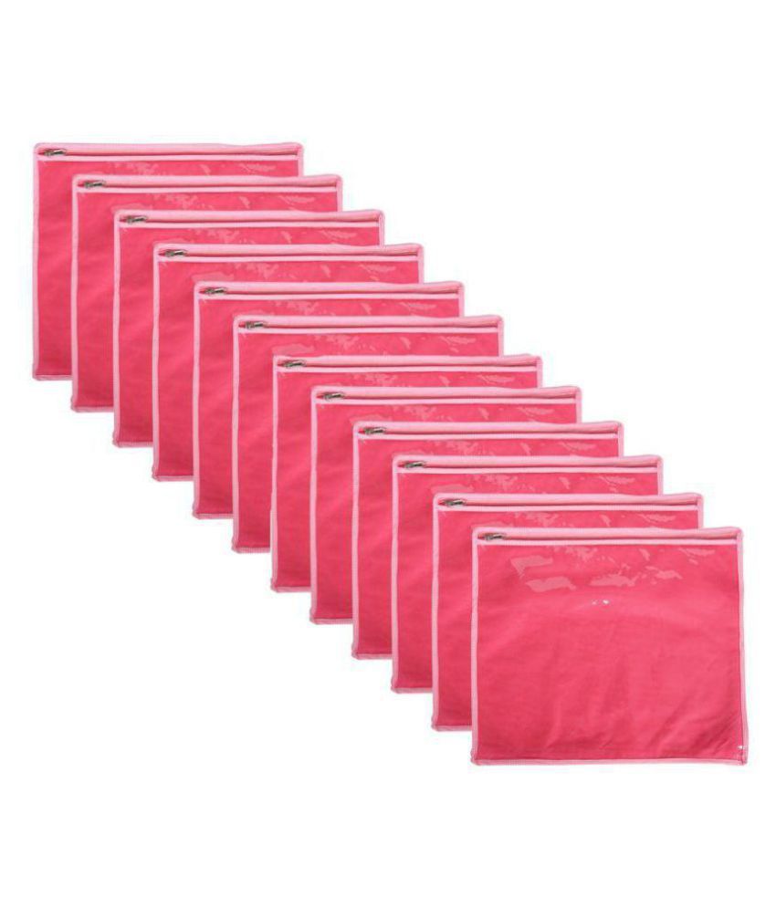 Bulbul Pink Saree Covers - 12 Pcs