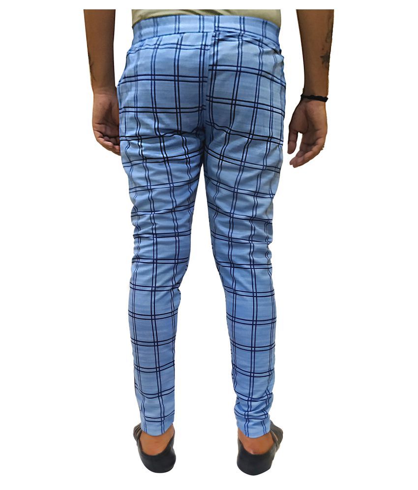 sky blue lycra pants