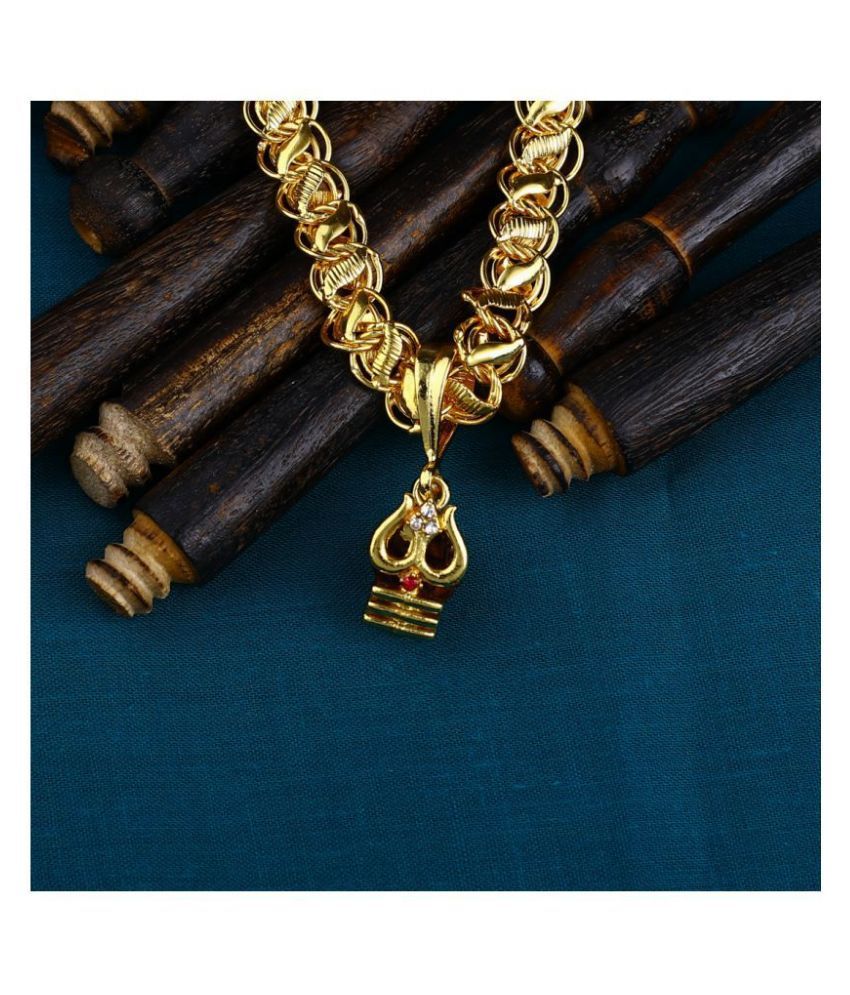 Men Gold Plated Chain PENDANT for Men 