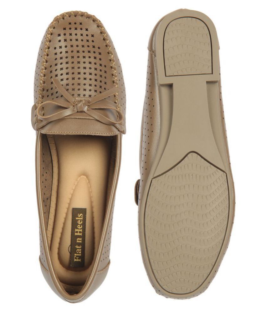 Flat N Heels Khaki Casual Shoes Price in India Buy Flat N Heels Khaki