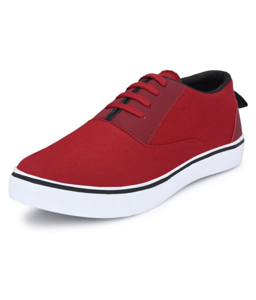 WALKSTYLE Lifestyle Red Casual Shoes - Buy WALKSTYLE Lifestyle Red ...