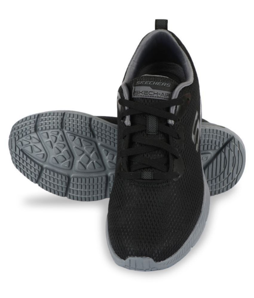 Skechers 52556-BKCC Black Running Shoes - Buy Skechers 52556-BKCC Black Running Shoes Online Best Prices India on