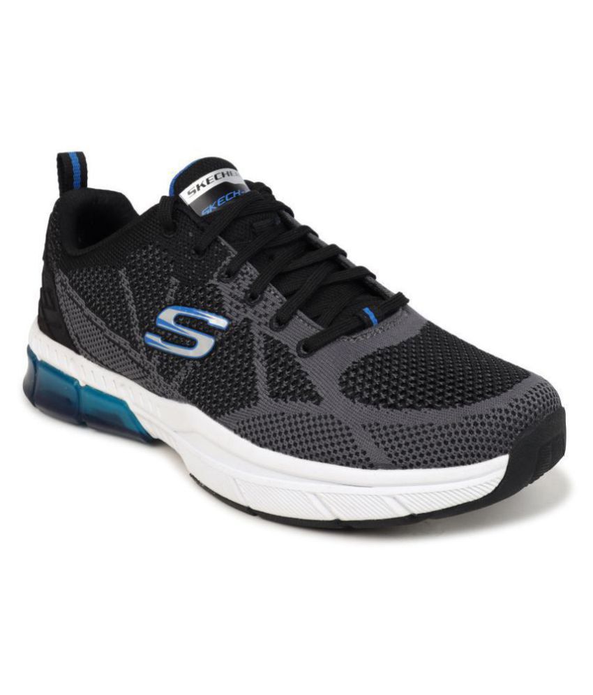 Skechers 52639-BKBL Black Running Shoes - Buy Skechers 52639-BKBL Black ...