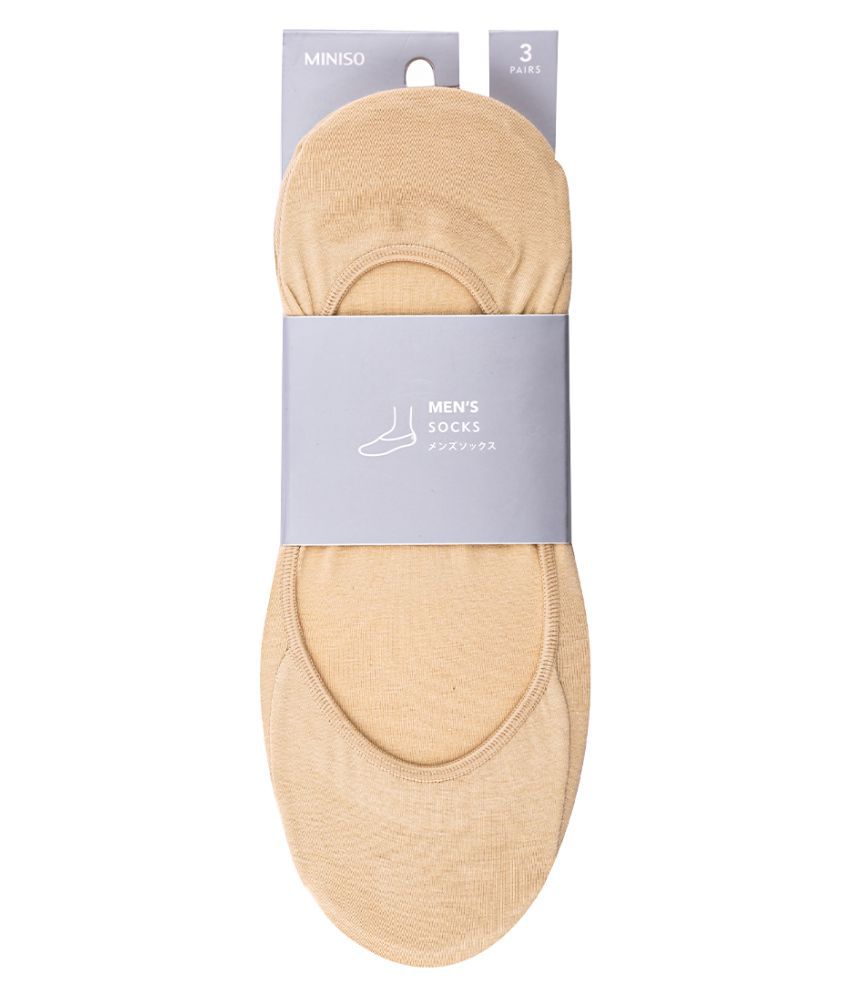 Miniso Yellow No Show Socks Pack of 3: Buy Online at Low Price in India ...