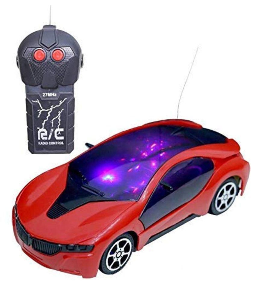     			Fast Modern 3D light cars for kids Remote control COLOR MAY VARY