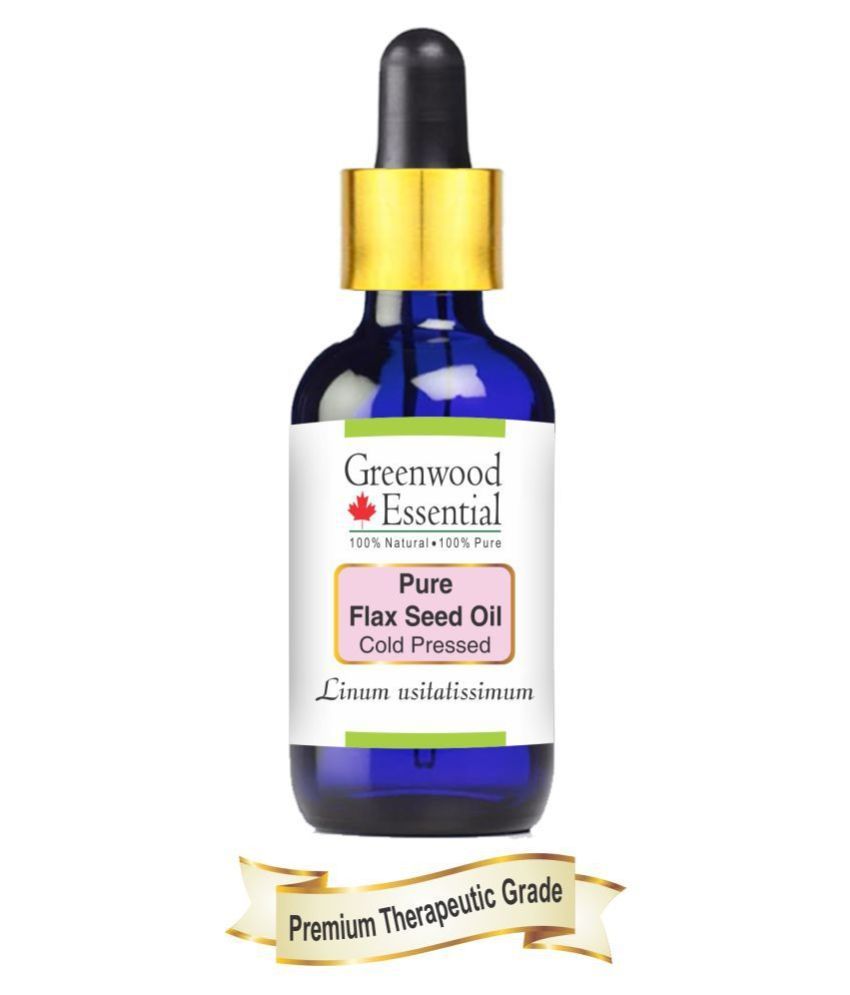     			Greenwood Essential Pure Flax Seed   Carrier Oil 100 ml