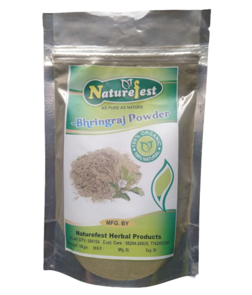 Naturefest Herbals Bhringraj Powder Natural Henna 100 g Buy Naturefest
