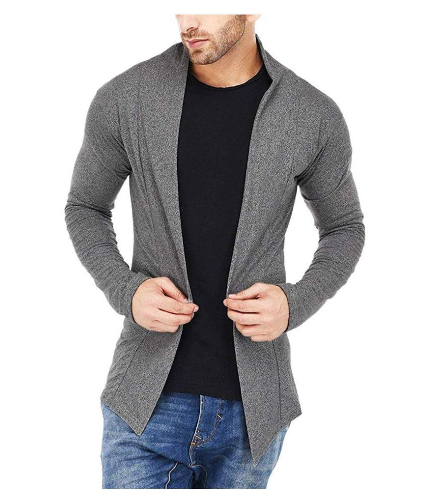 black shawl sweater mens