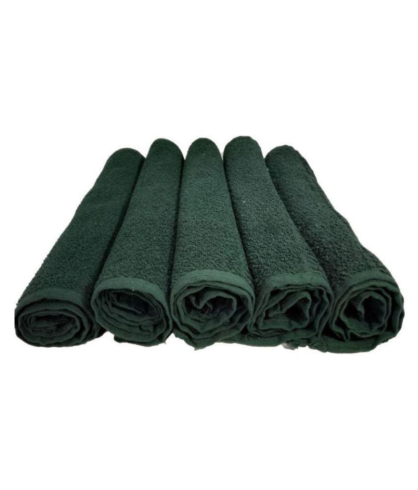 Shop by room Set of 5 Hand Towel Green 33x51