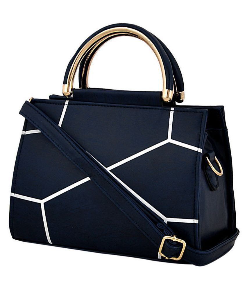 Mark & Keith Blue Faux Leather Handheld Buy Mark & Keith Blue Faux