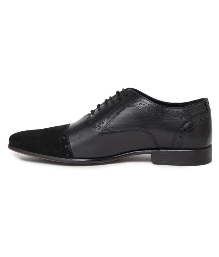 NOBLE CURVE Oxfords Genuine Leather Black Formal Shoes NOBLE CURVE Oxfords Genuine Leather Black Formal Shoes