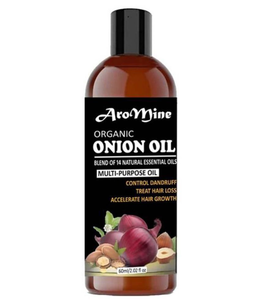     			Aromine ONION Hair Oil- Blend Of 14 Natural For Hair Growth 60 mL