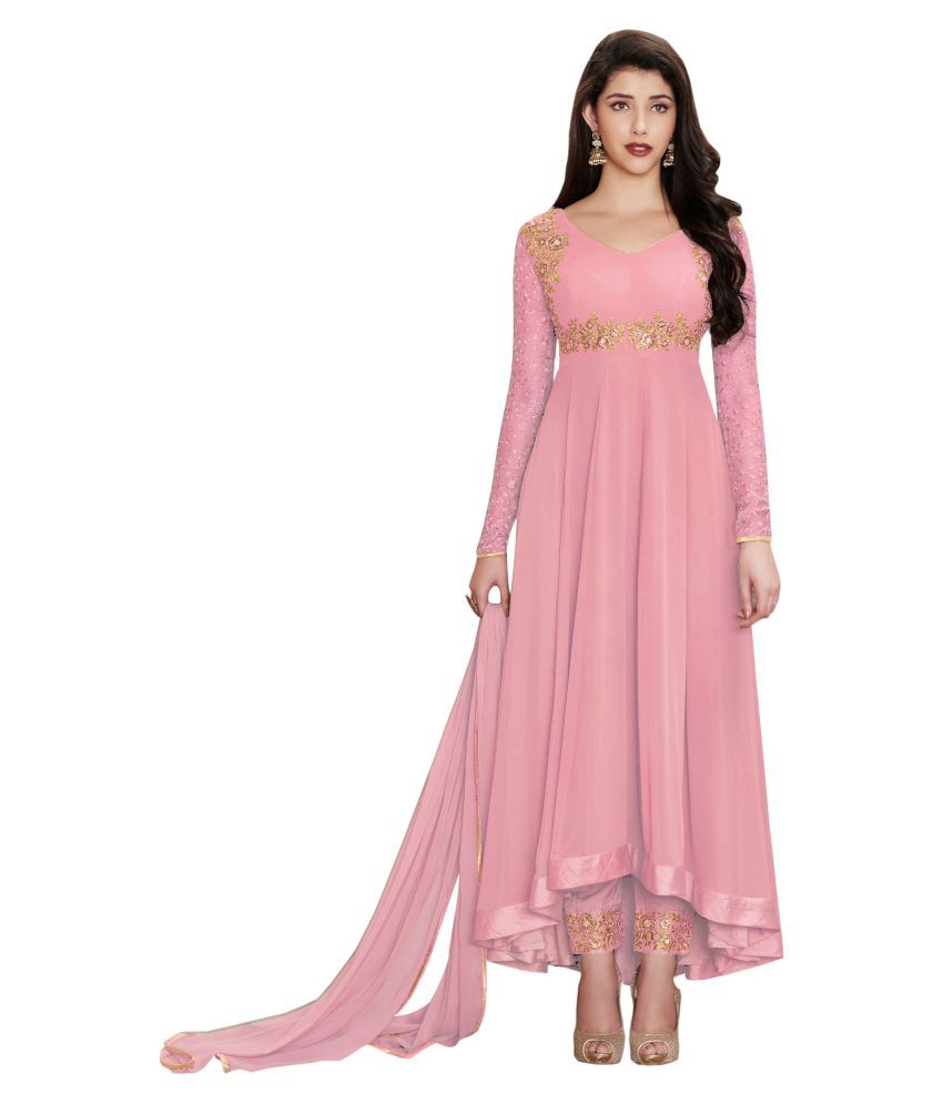 anarkali stitched suit