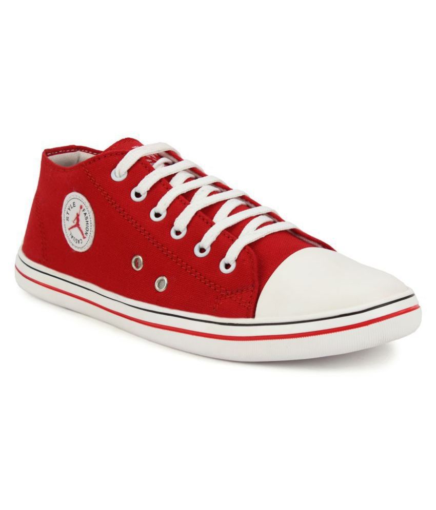 Fashion Victim Sneakers Red Casual Shoes