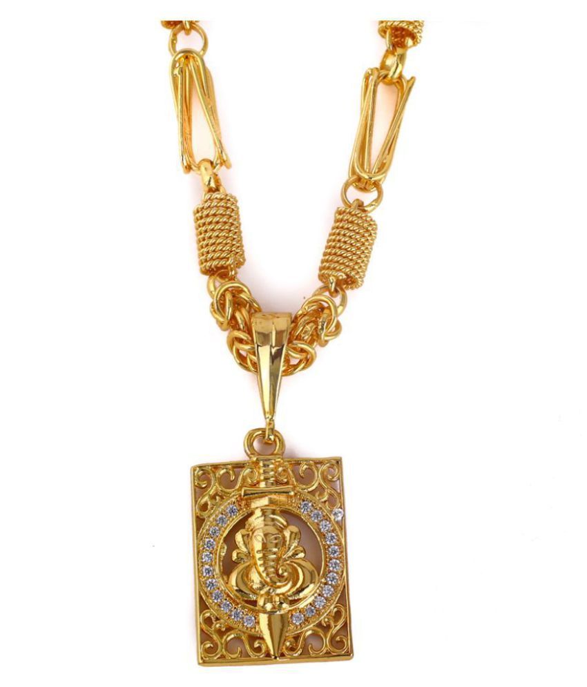 DIPALI Stainless Steel ganpati Pendant 