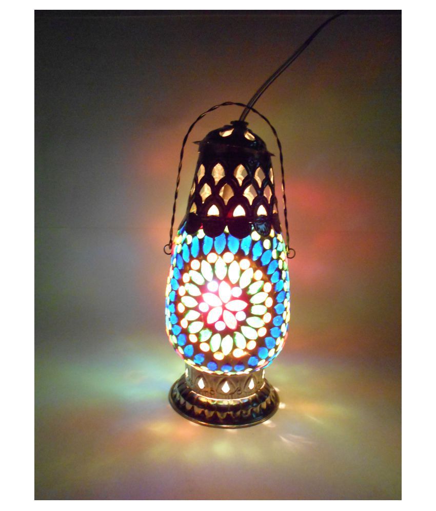     			Susajjit Mosaic Table Night Lamp Glass Table Lamp - Pack of 1