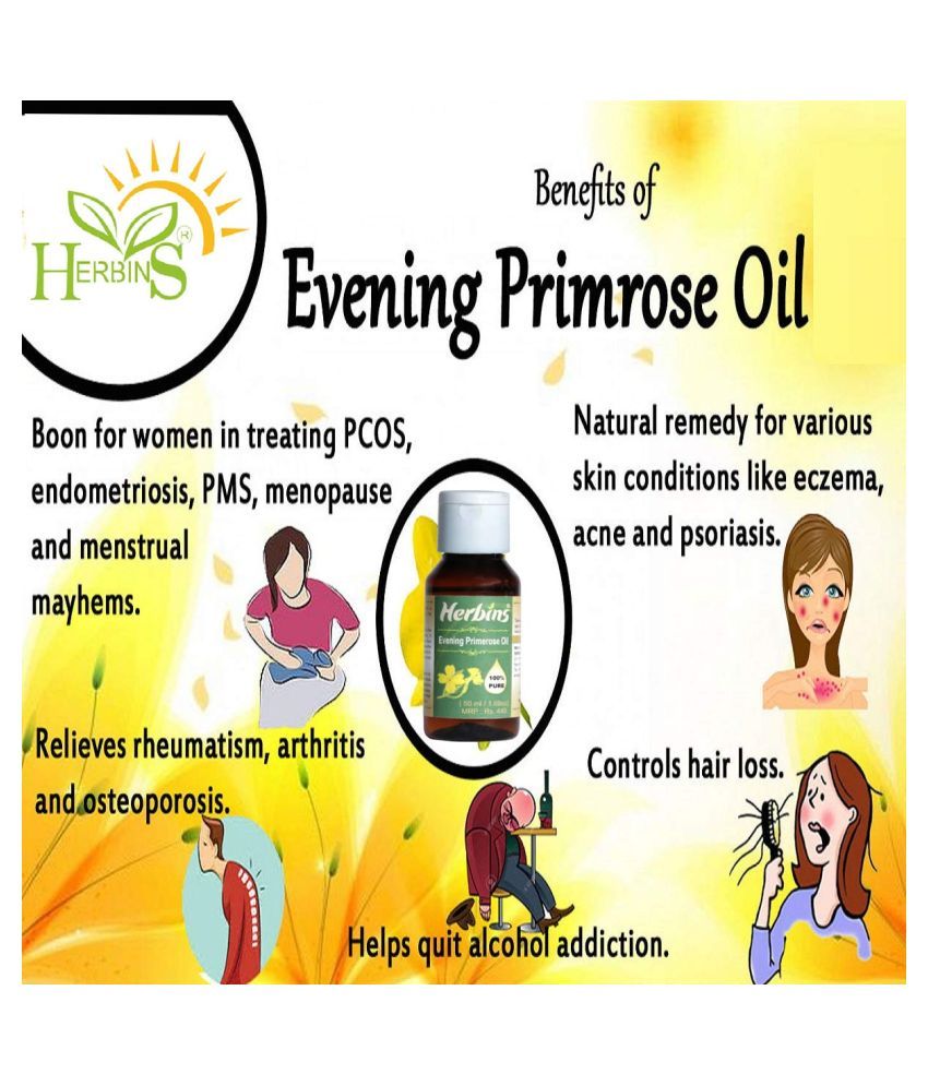 Herbins Evening Primrose Skin Care Essential Oil 50 mL Buy Herbins